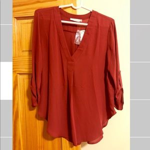 LUSH Kella V Neck Blouse from Stitch Fix
